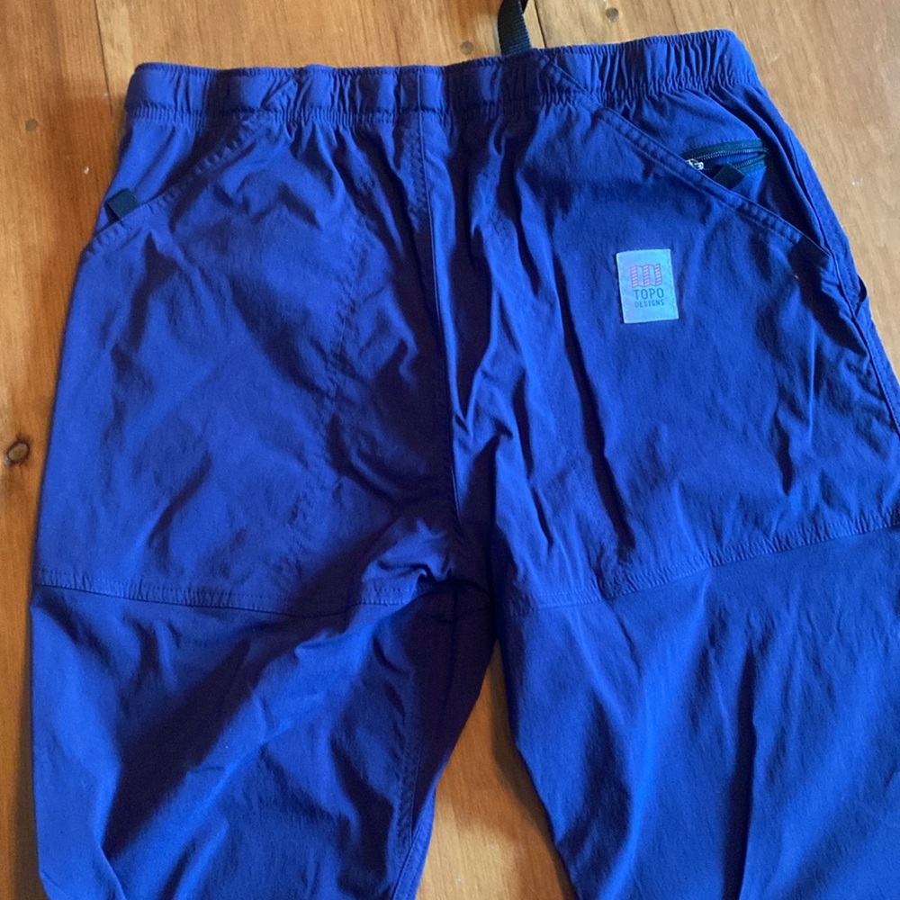 Topo Designs Blue Men's Pants - Picture 2 of 4